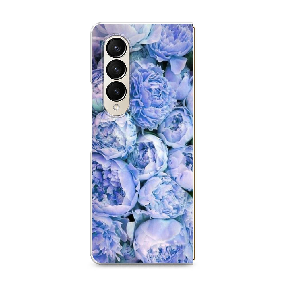 

Чехол Awog на Samsung Galaxy Z Fold 4 / Самсунг Галакси Зет Фолд 4 "Пионы голубые", Разноцветный, 2106950-8