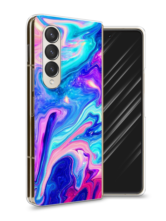 

Чехол Awog на Samsung Galaxy Z Fold 4 / Самсунг Галакси Зет Фолд 4 "Потеки краски", Разноцветный, 2106950-10