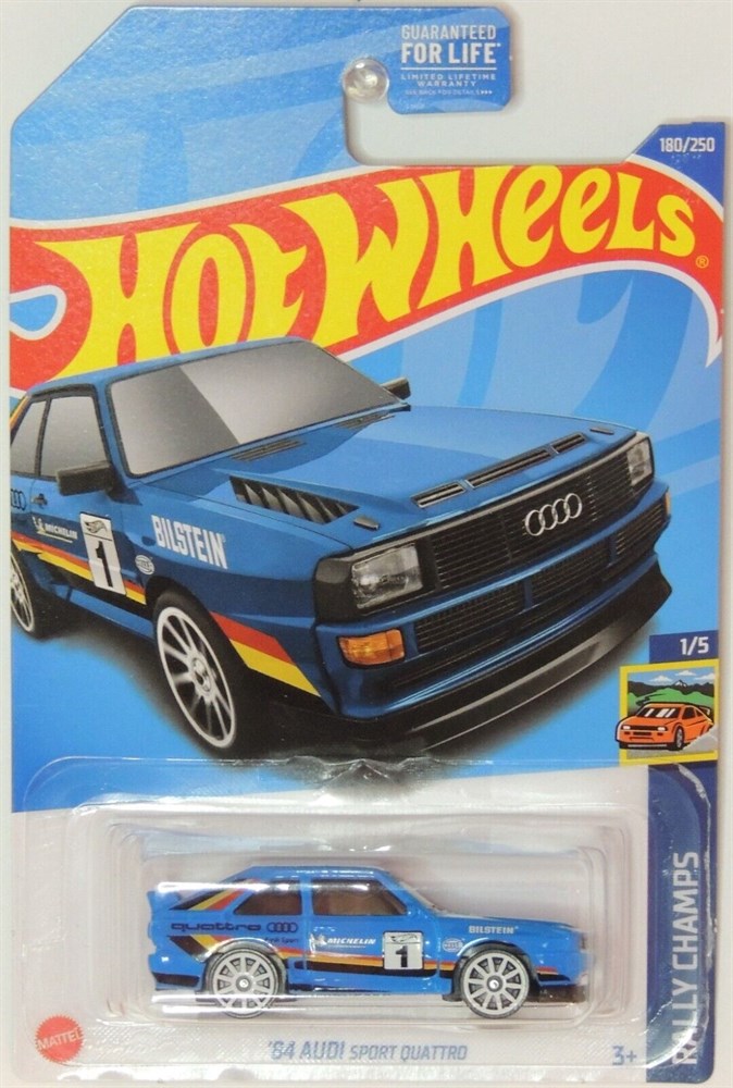 

Машинка Hot Wheels (Хот Вилс) 180/250 84 AUDI SPORT QUATTRO, HCX60-R521