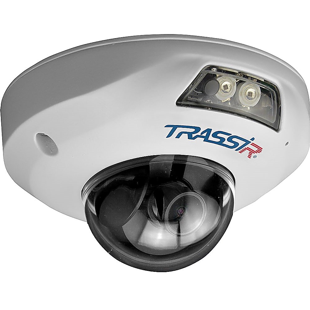 IP-камера Trassir TR-D4121IR1 v6 (2.8 мм) white (УТ-00037005) наушники беспроводные luazon hq 3 складные микрофон microsd черно синие