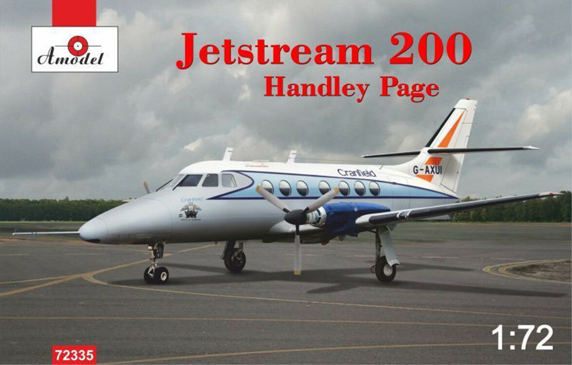 фото Сборная модель amodel 1/72 реактивный пассажирский самолет jetstream 200 72335