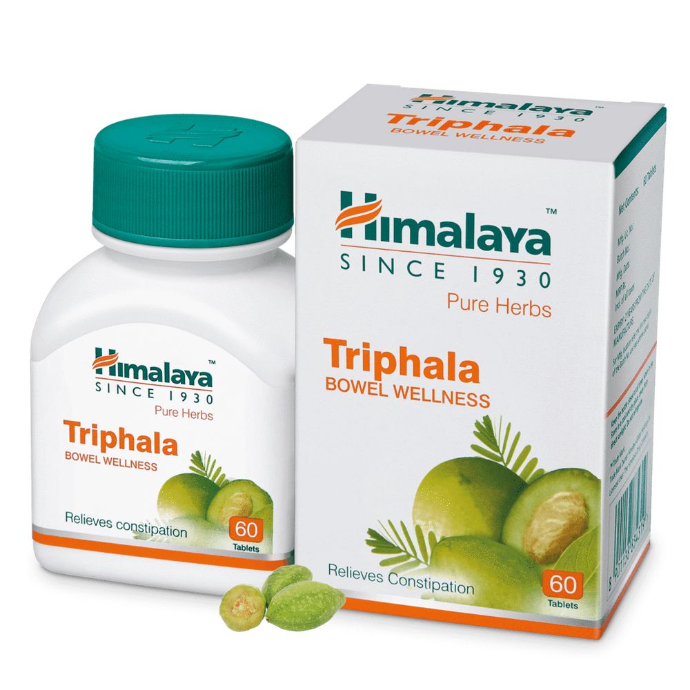 

Аюрведическое средство Himalaya Herbals Triphala таблетки 250мг 60 шт., Triphala