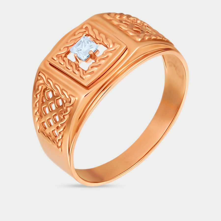 

Печатка из золота с фианитом р., GOLD CENTER 25044, 25044