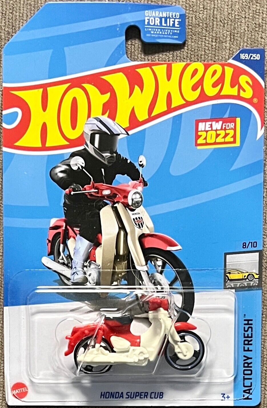 фото Машинка hot wheels хот вилс 169250 honda super cub, hcx21-r521