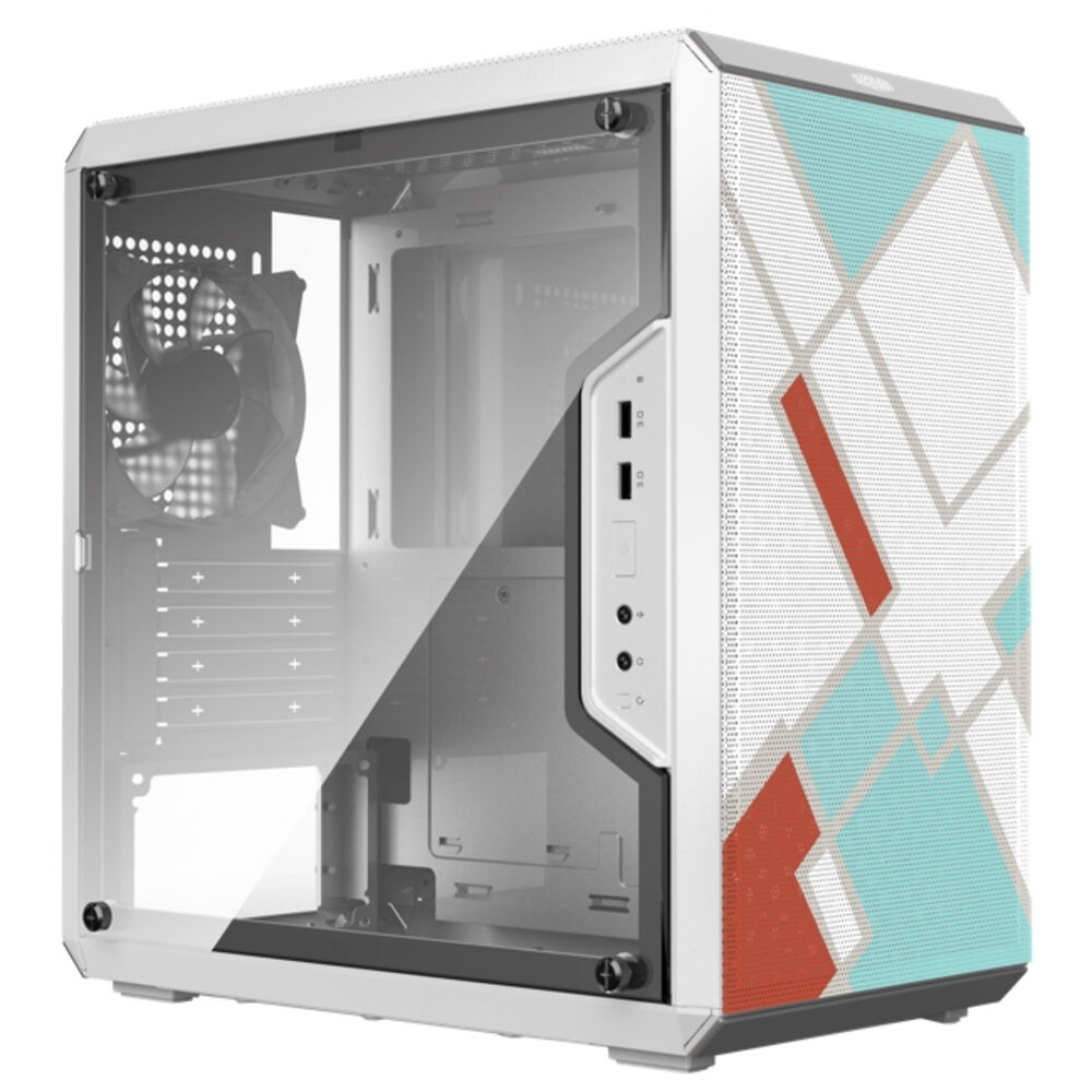 Корпус MicroATX Minitower Cooler Master MasterBox Q300L Retro MCB-Q300L-WANN-SRE White/Red