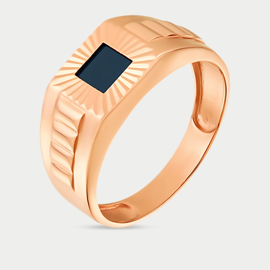 

Печатка из золота с эмалью р., GOLD CENTER АКд566-3394, АКд566-3394