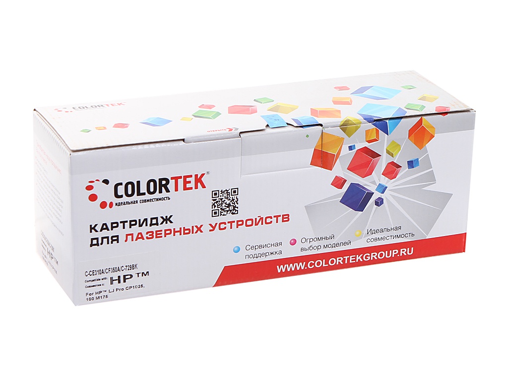 

Картридж Colortek (схожий с HP CE310A/Canon 729) Black для HP LaserJet Pro Color M175