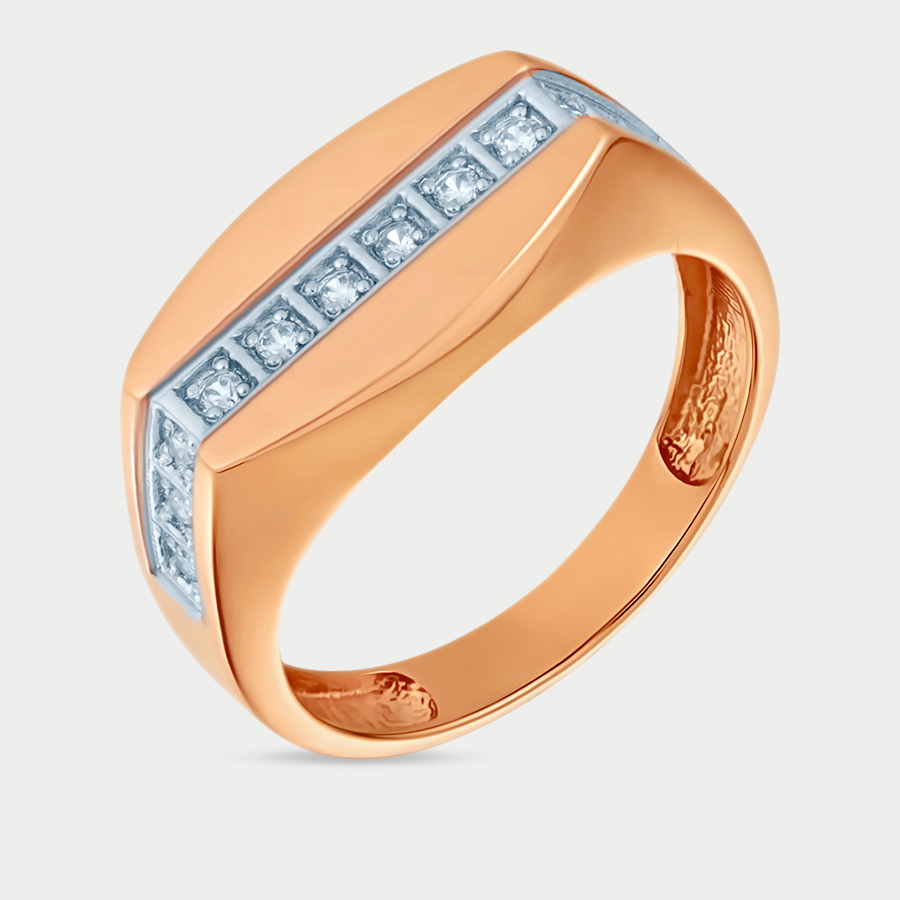 

Печатка из золота с фианитом р., GOLD CENTER РКд3440, РКд3440