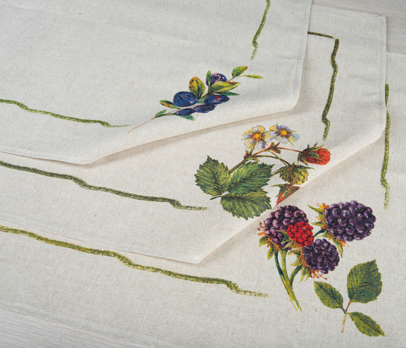 Комплект кухонных полотенец Белорусский Лен из 3-х штук