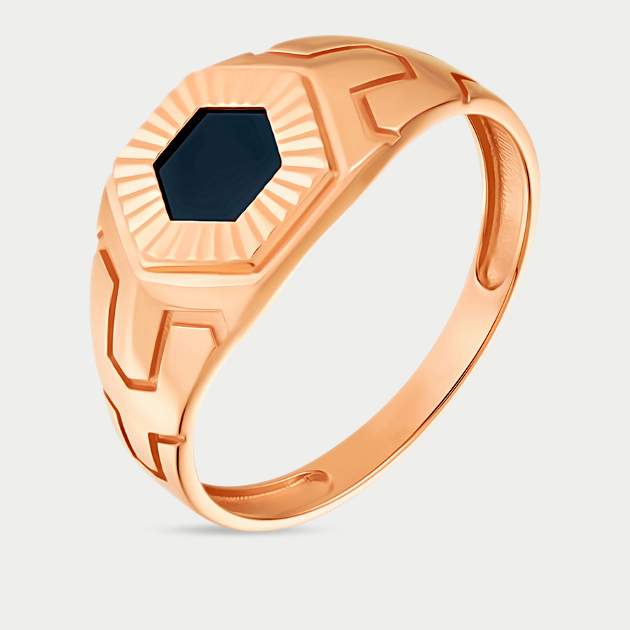 

Печатка из золота с эмалью р., GOLD CENTER АКд676-3981, АКд676-3981