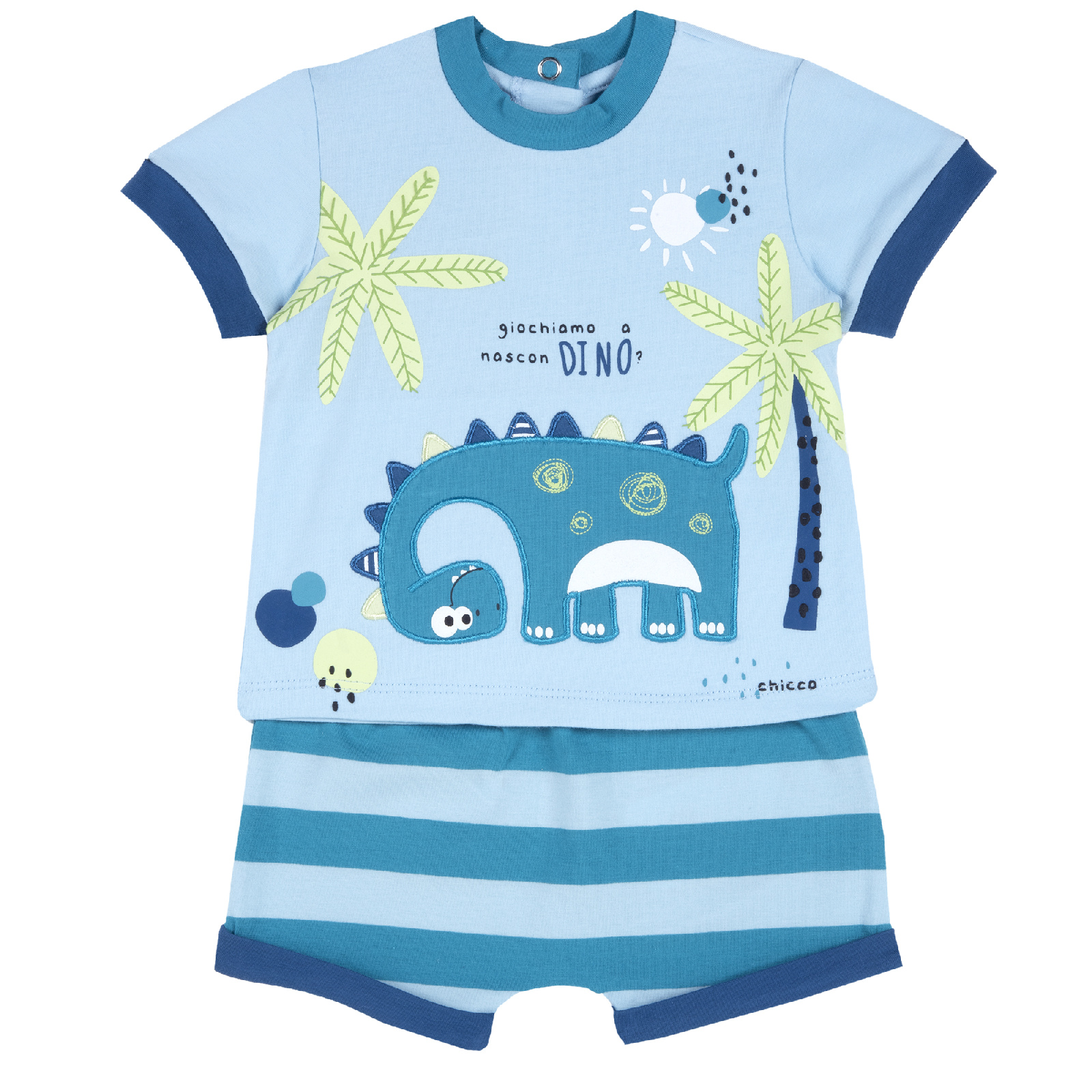 

Комплект одежды Chicco 09076953086025 цв. голубой р. 86, 9076953