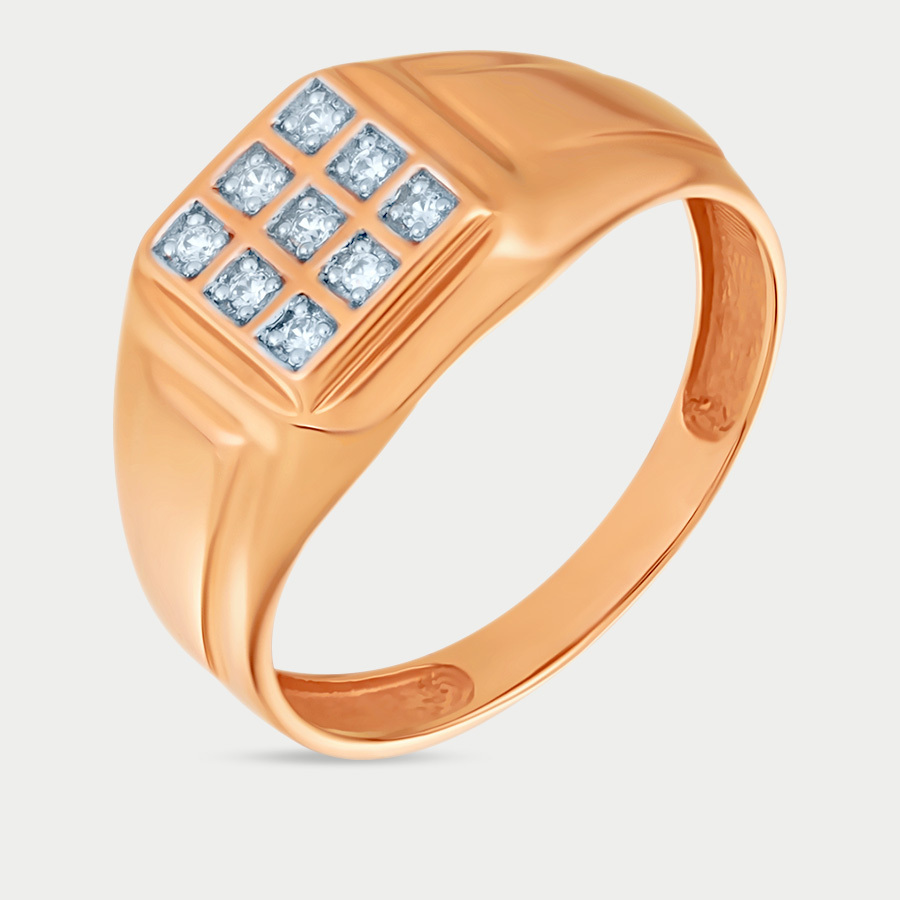 

Печатка из золота с фианитом р., GOLD CENTER РКд3970, РКд3970