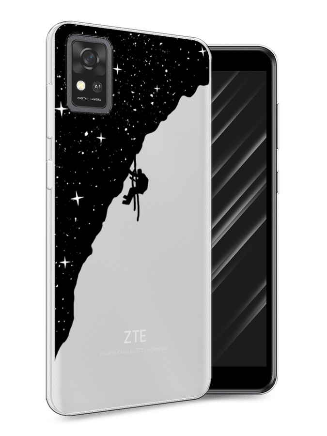 

Чехол Awog на ZTE Blade A31 / ЗТЕ Блэйд A31 "Скалолаз в космосе", Разноцветный, 134650-4