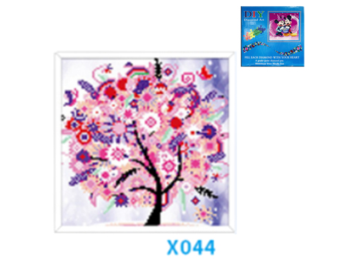 

Алмазная живопись 20*20см на подрамнике, полное заполнение, арт. X044