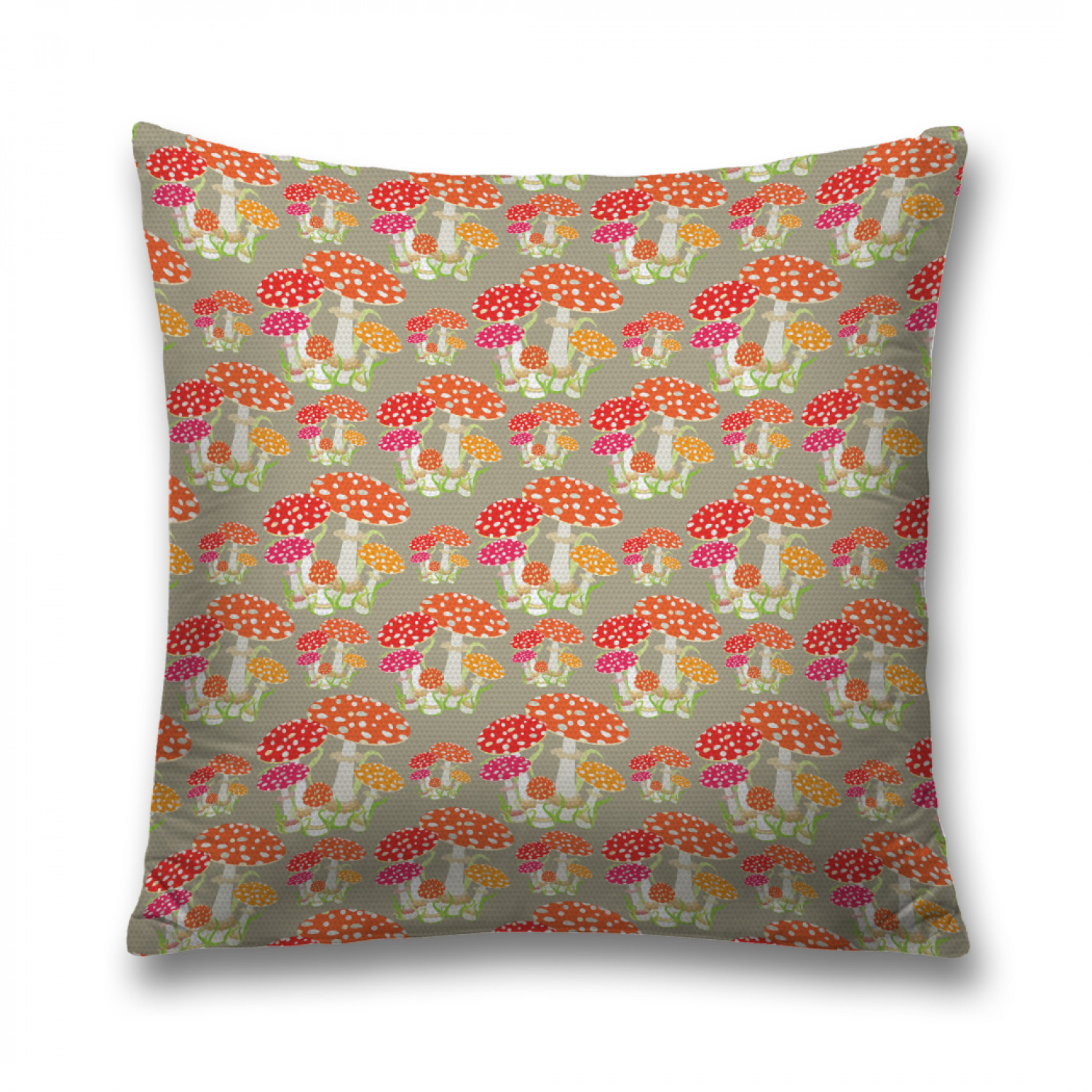 

Наволочка декоративная JoyArty "Букет мухомор" на молнии, 45x45 см, Букет мухомор