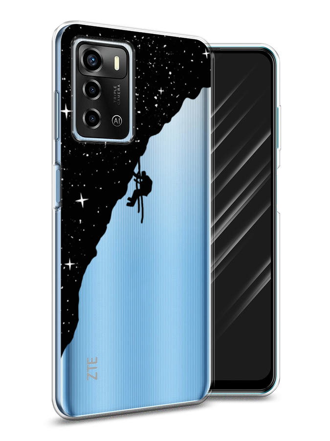 

Чехол Awog на ZTE Blade A72 / ЗТЕ Блэйд A72 "Скалолаз в космосе", Разноцветный, 135450-4