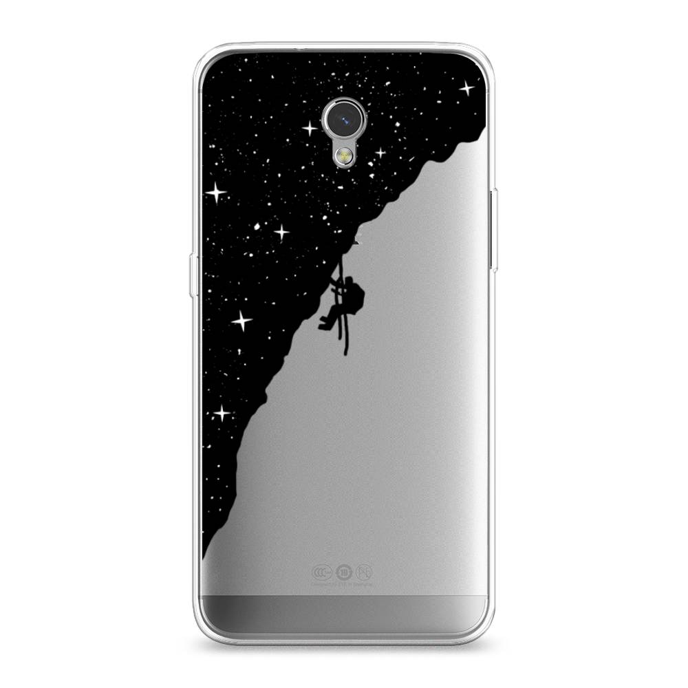 

Чехол Awog на ZTE Blade V7 / ЗТЕ Блэйд V7 "Скалолаз в космосе", Разноцветный, 131150-4