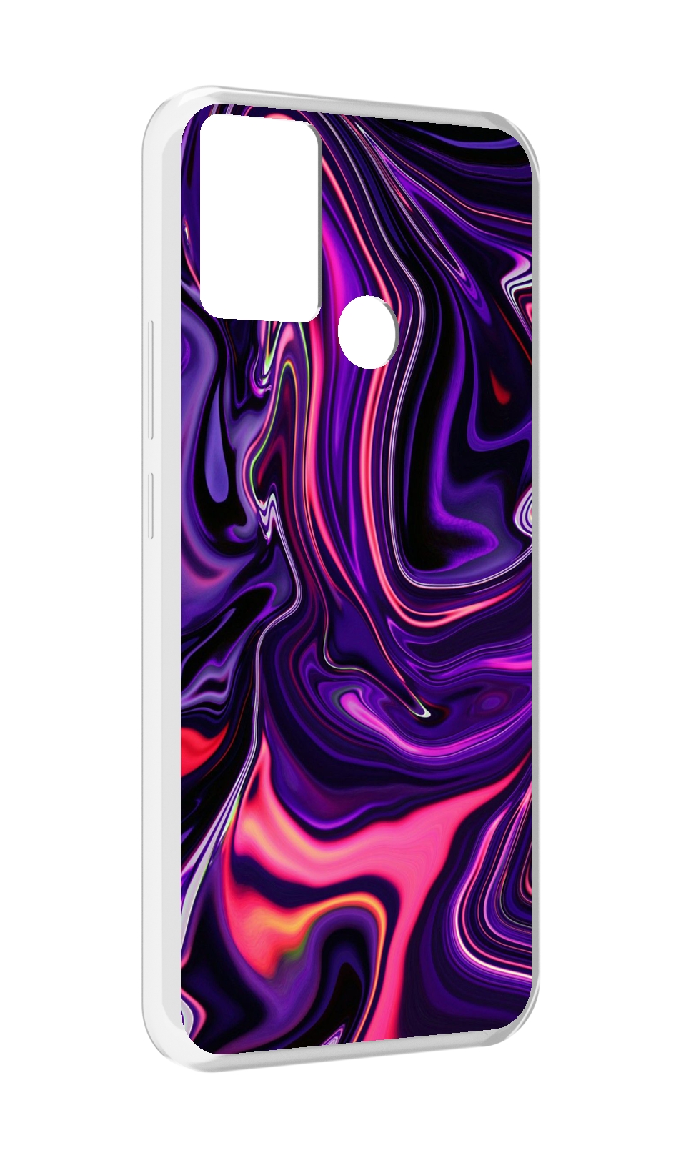

Чехол MyPads фиолетовые краски для Infinix Hot 11 Play, Прозрачный, Tocco