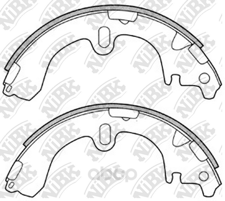 

Тормозные колодки NiBK задние барабанные для Toyota Carina1.6-2.0D 1983-1998 FN2285