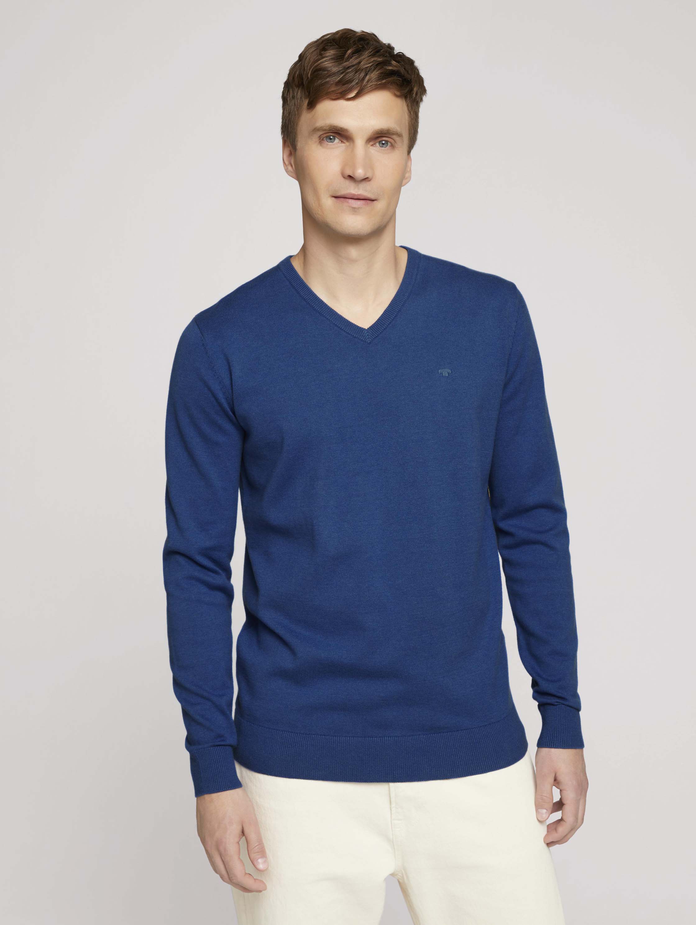 

Пуловер мужской TOM TAILOR 1027665 синий XXXL, 1027665