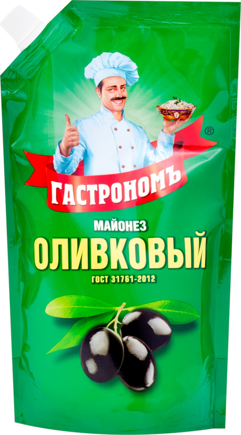 

Майонез Гастрономъ Оливковый 50% 400 мл