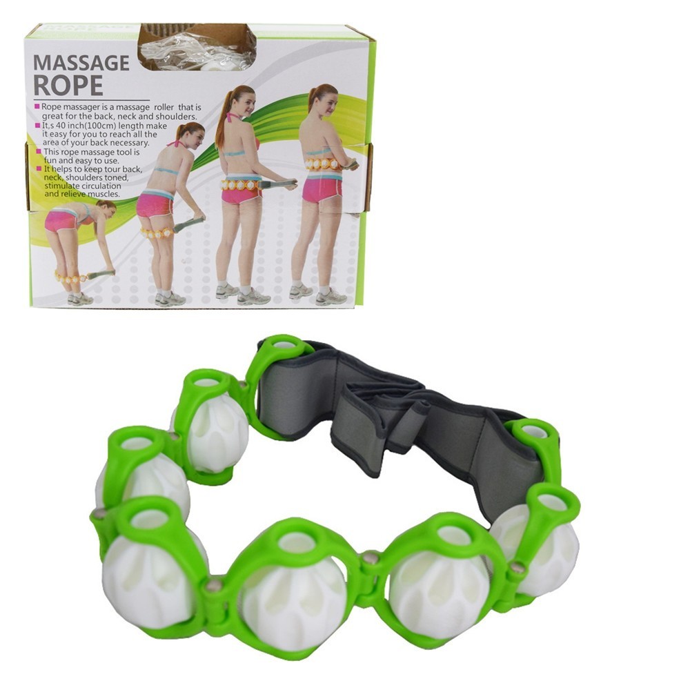 

Роликовый ручной массажер-лента Massage Rope HX-8866 (Цвет: Зеленый )