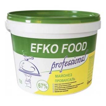 

Майонез Efko Food Professional Провансаль классический 67% 500 г
