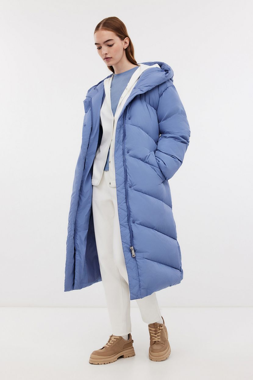 

Пуховик женский Baon B0224512 синий XL, B0224512