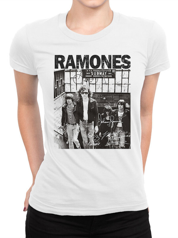 фото Футболка женская design heroes ramones белая 2xl