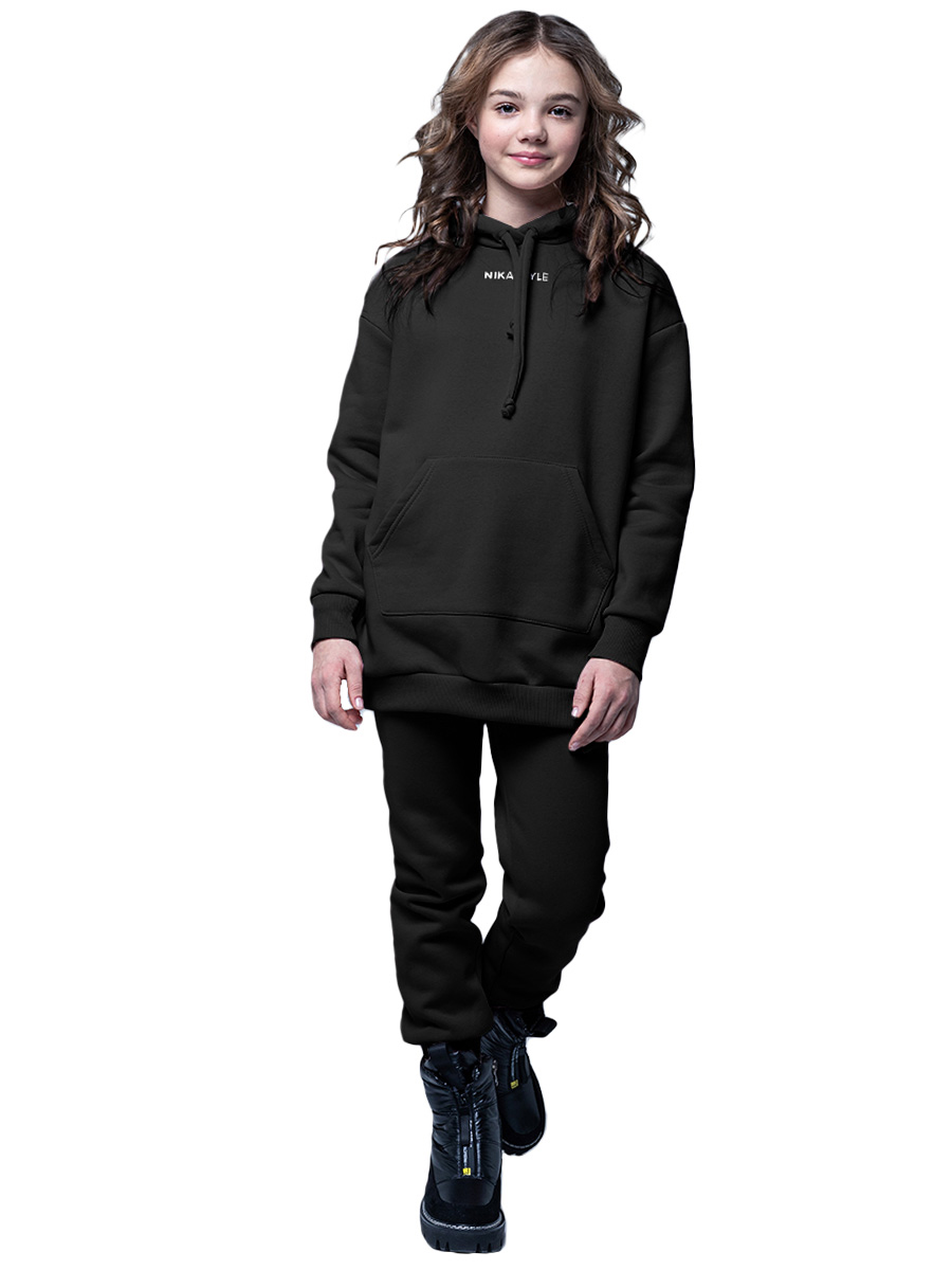 

Костюм спортивный детский NIKASTYLE 7т10823, черный, 146, 7т10823
