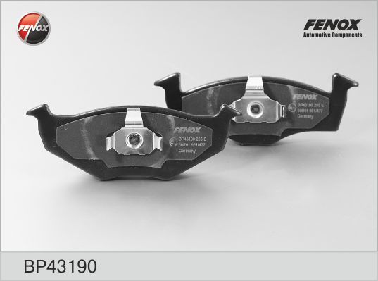 

Тормозные колодки FENOX передние для Volkswagen Polo, Lupo 1.0I-1.9Sdi 1997- BP43190