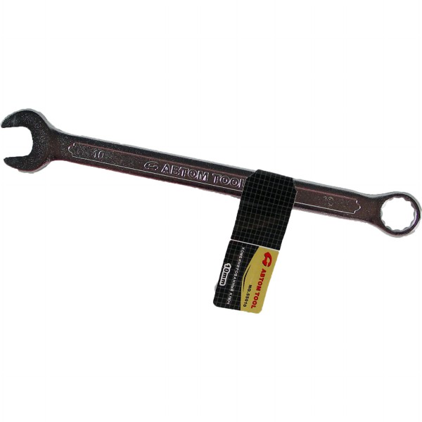

Ключ комбинированный 10*10 мм АВТОМ TOOL РROFFI DIN3113 CrV
