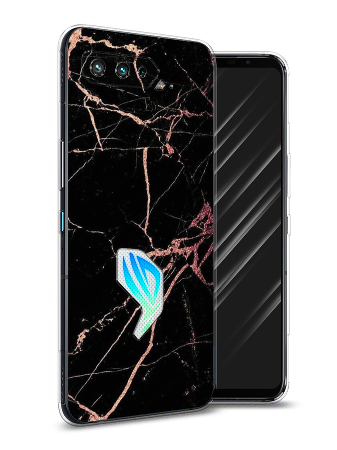 

Чехол Awog на Asus ROG Phone 5S "Мрамор розовое золото", Черный;розовый, 44550-3