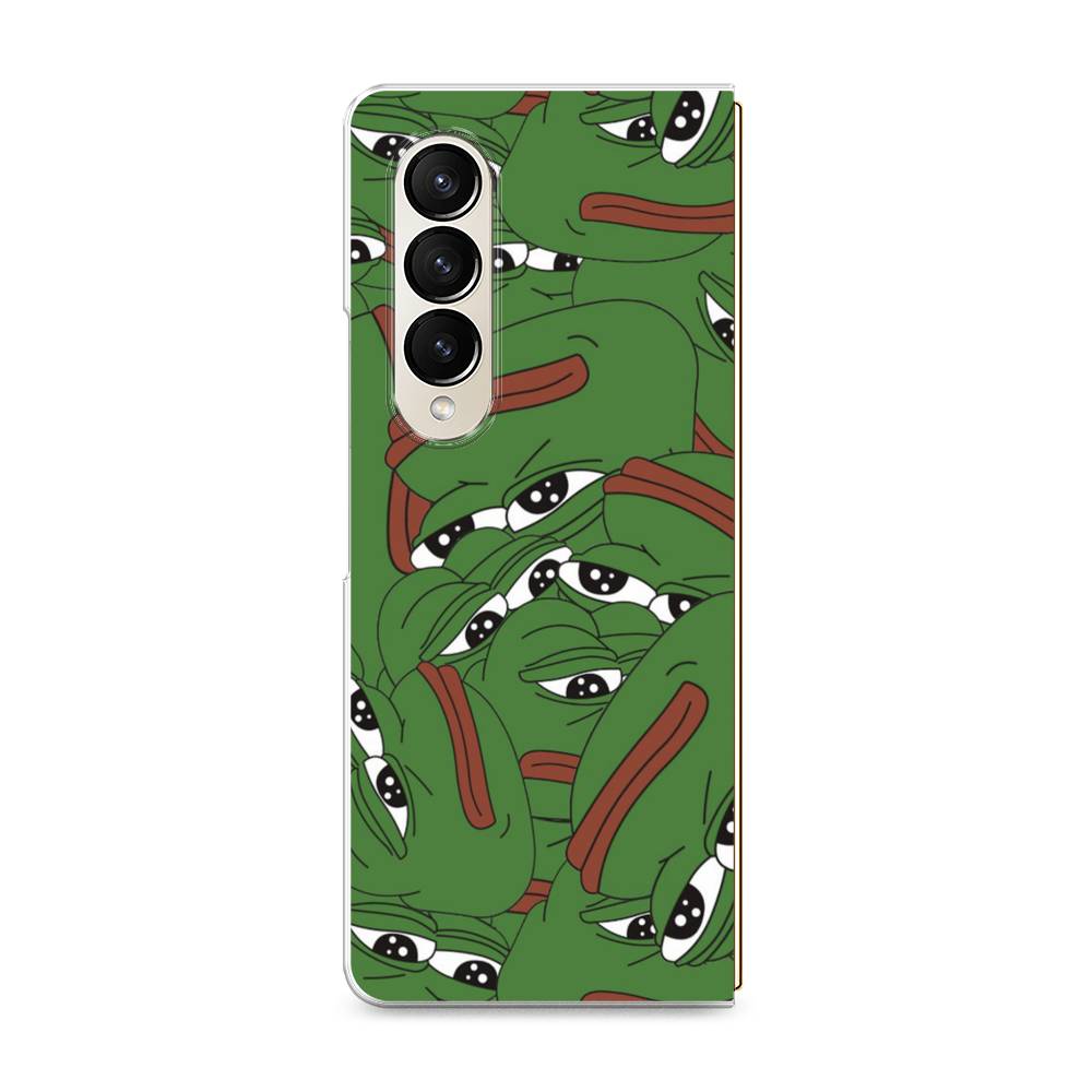 

Чехол Awog на Samsung Galaxy Z Fold 4 / Самсунг Галакси Зет Фолд 4 "Печальный frog", Разноцветный, 2106950-9