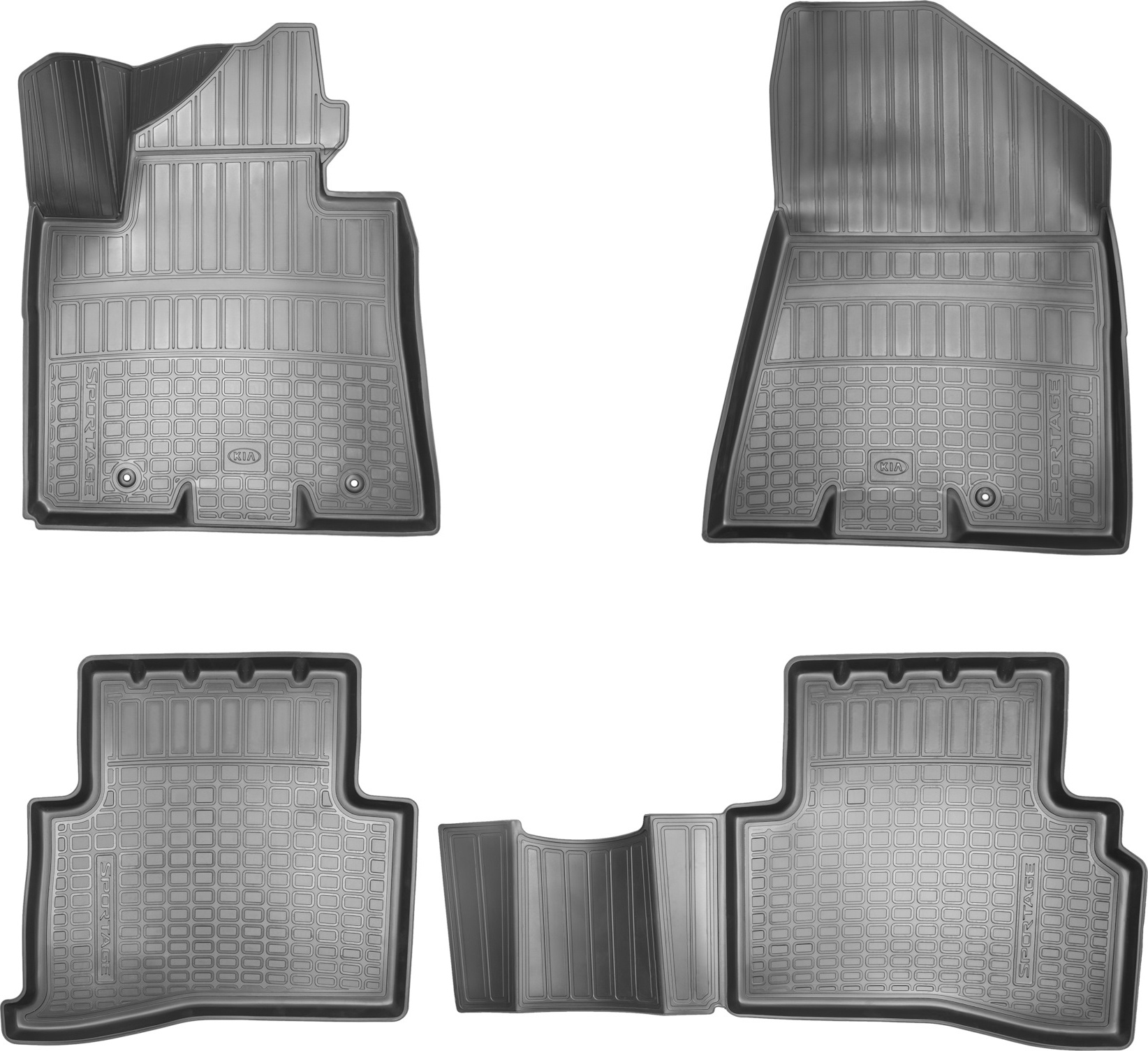 фото Коврики салона (полиуретан) (3 ряд) norplast арт. npa11c117431