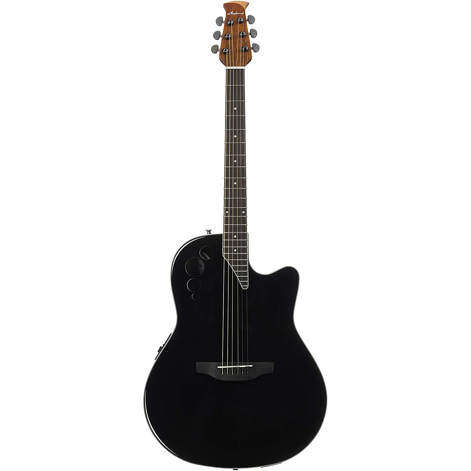 Электроакустическая гитара OVATION APPLAUSE AE44II-5S Elite Mid Cutaway Black Satin