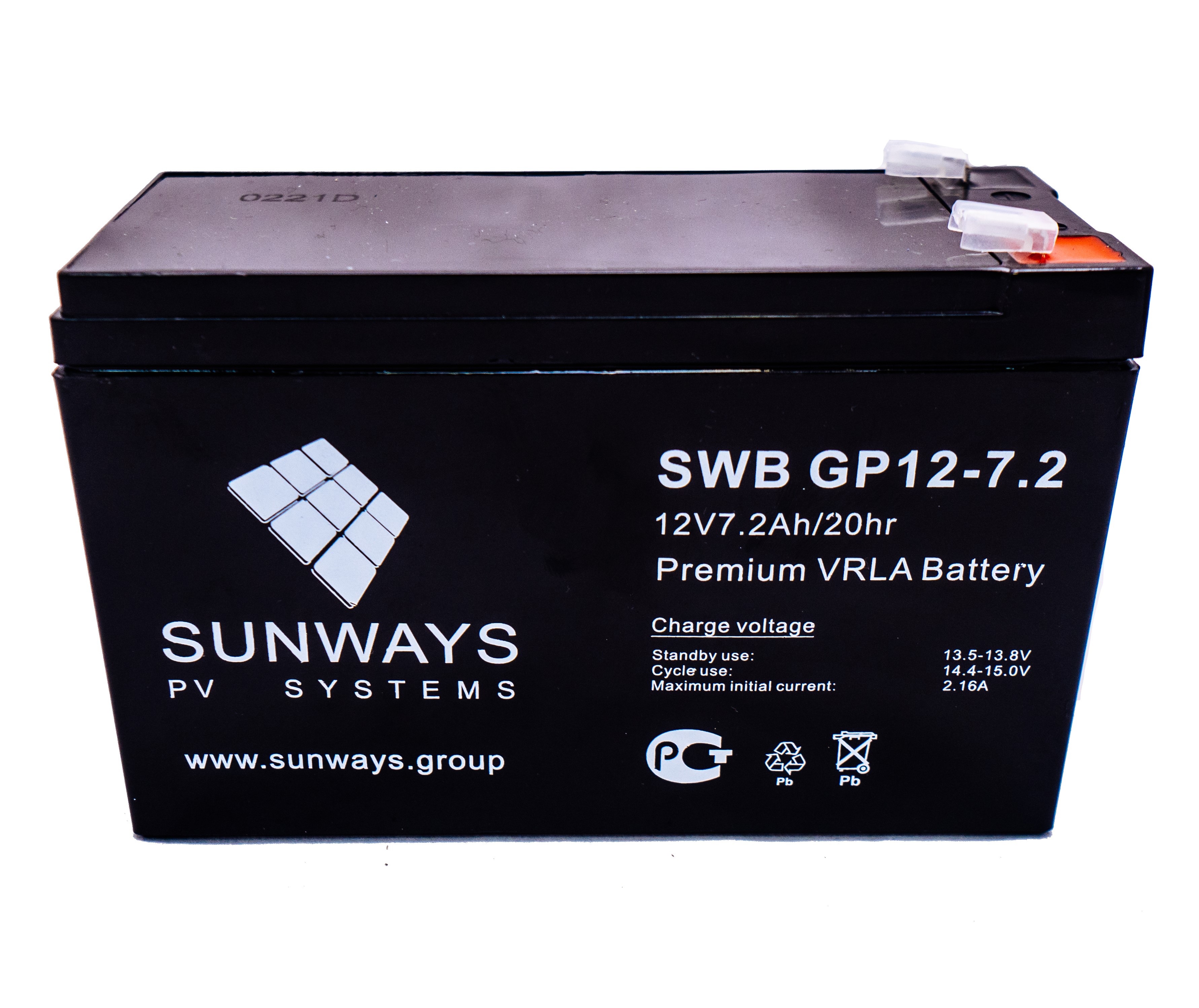 Аккумуляторная батарея SUNWAYS GP 12-7,2