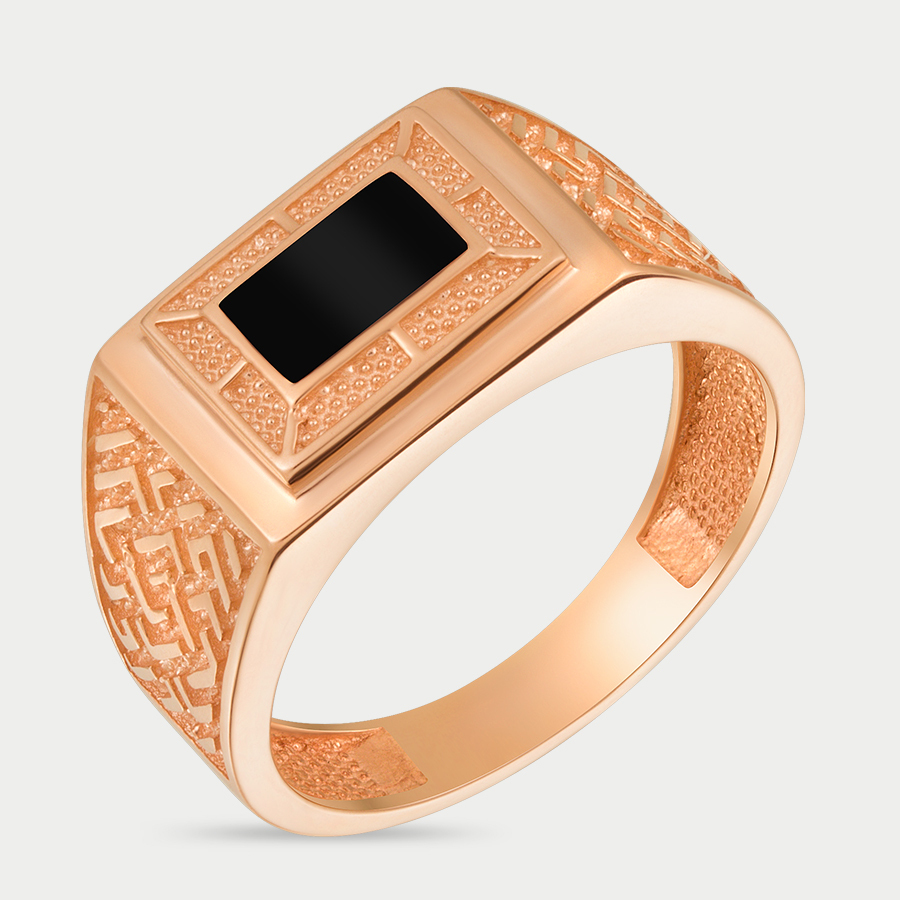 

Печатка из золота с эмалью р., GOLD CENTER 71069, 71069
