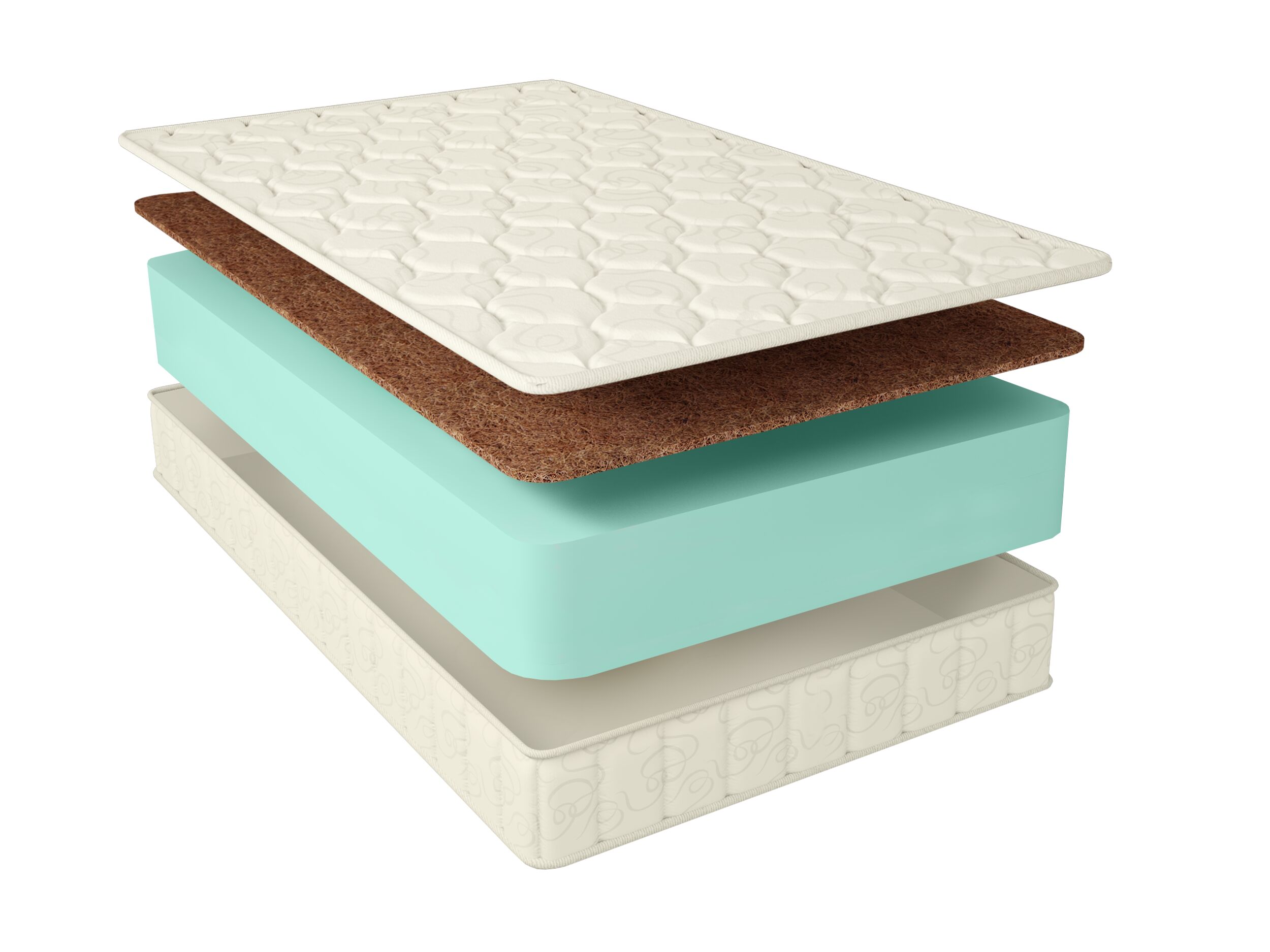 

Матрас Benartti Roll Max Hard 100х190, Бежевый;белый;серый;серебристый, Roll Max Hard