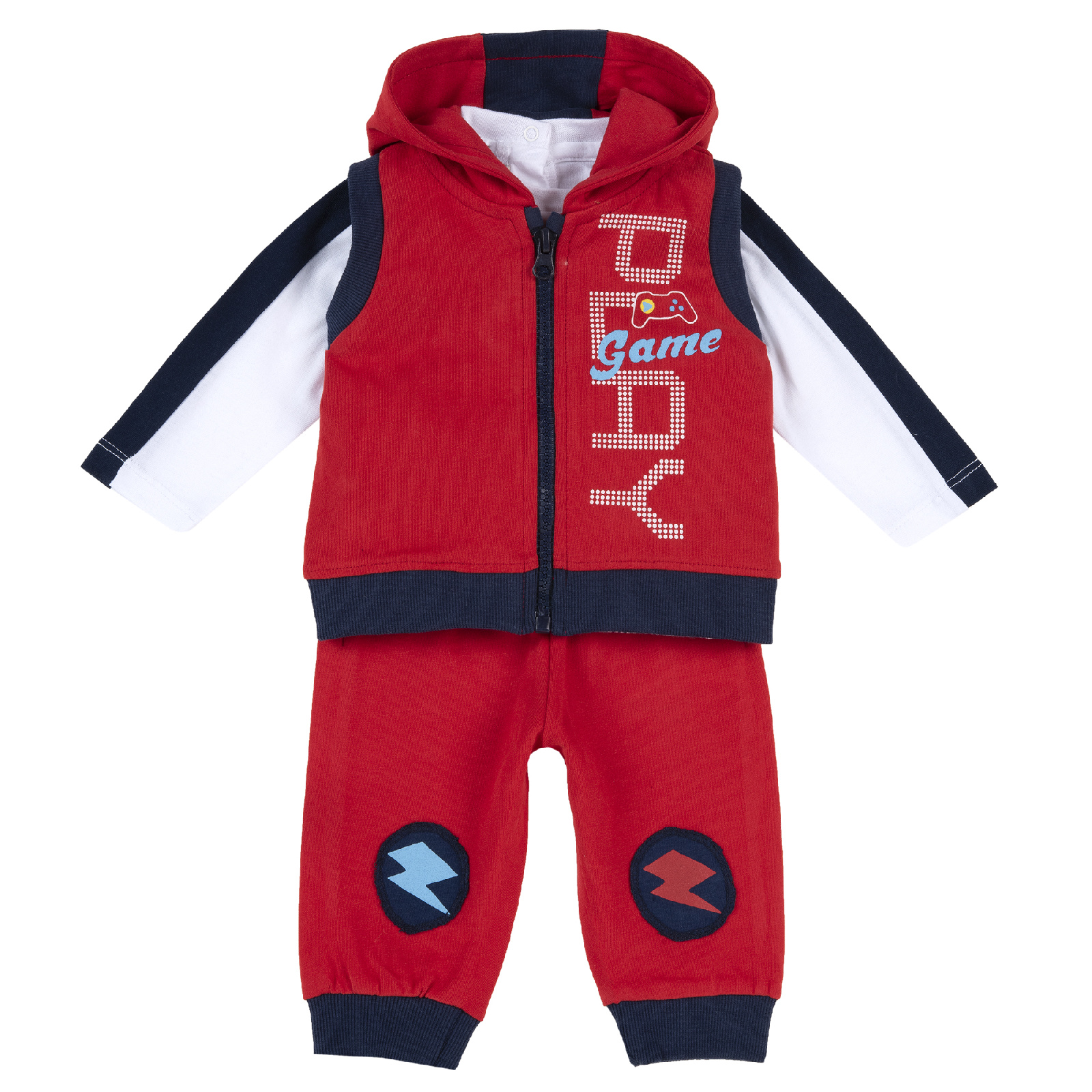 

Комплект одежды Chicco 09076713080075 цв. красный р. 80, 9076713