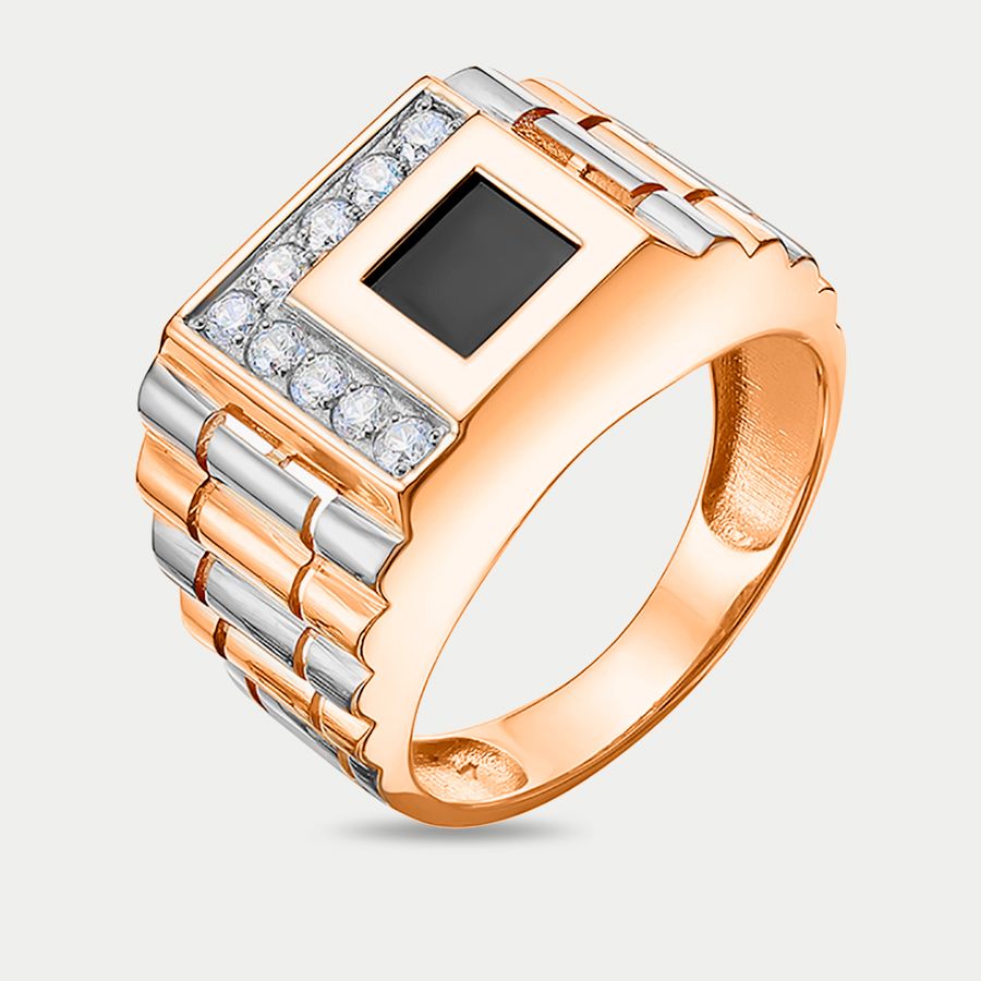 

Печатка из золота с фианитом р., GOLD CENTER РКд4095, РКд4095