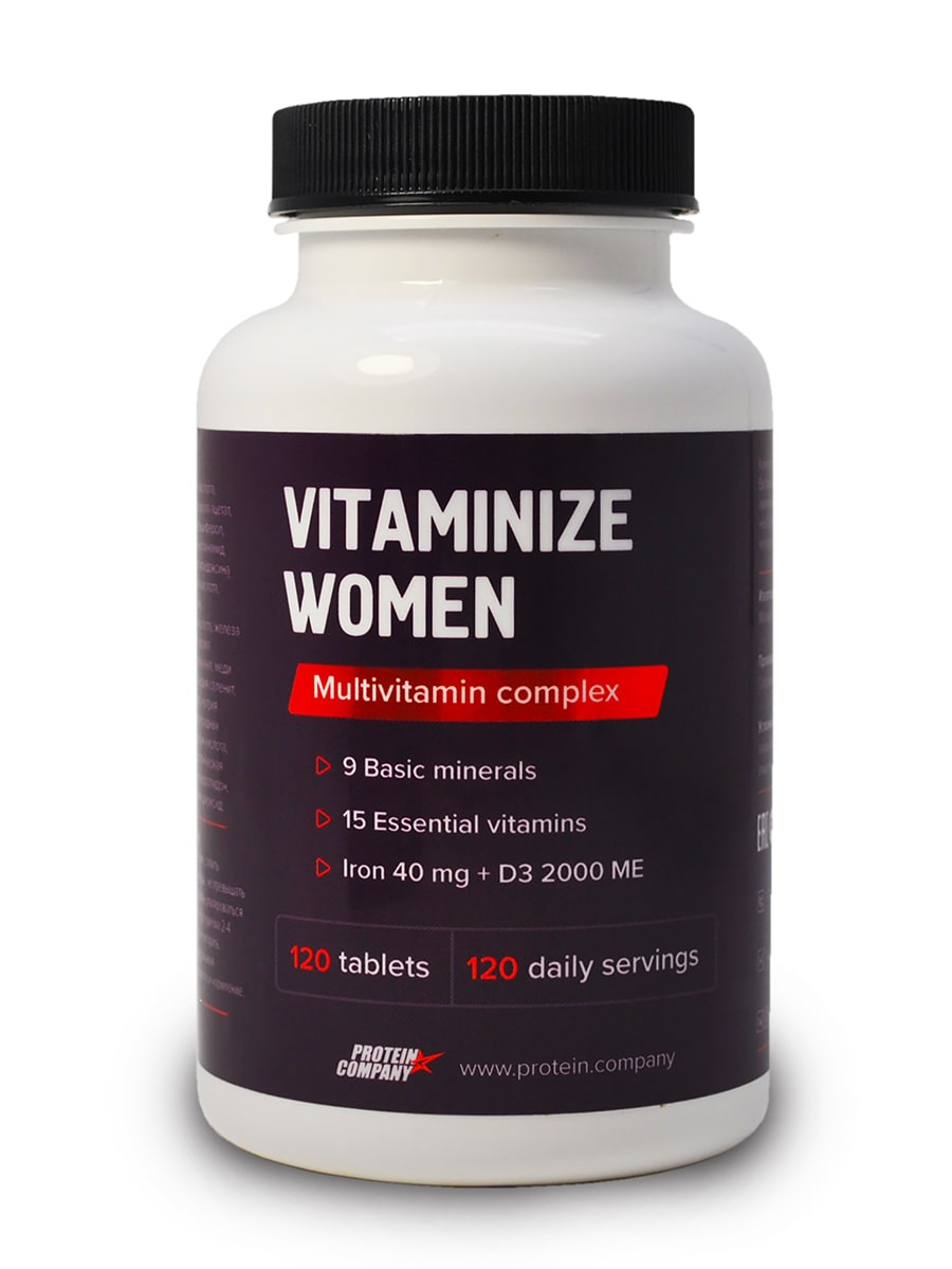 Витаминно-минеральный комплекс Protein.Сompany Vitaminize Women 120 таблеток