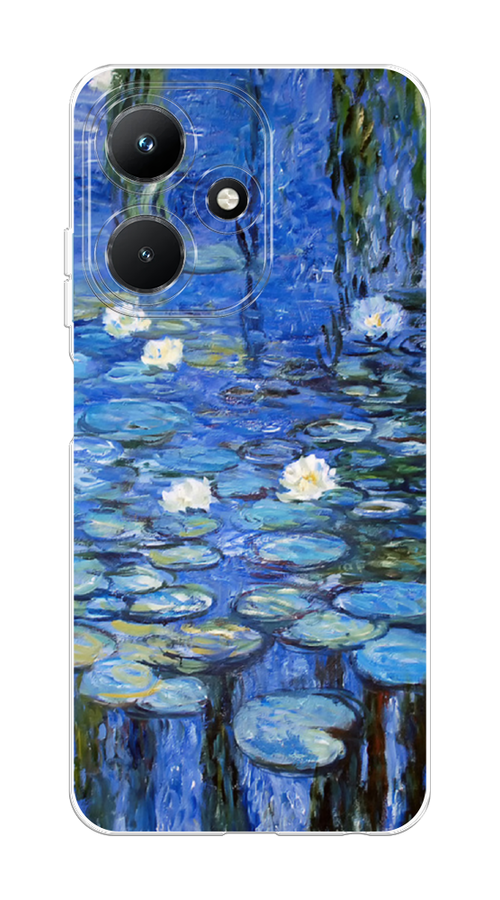 

Чехол на Infinix Hot 30i "Нарисованный пруд", Синий;зеленый, 3104150-4
