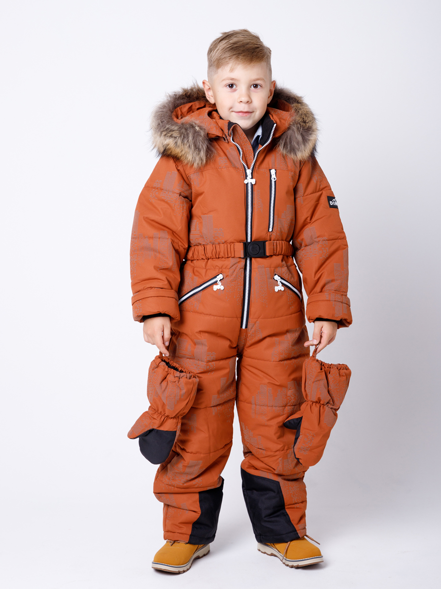 

Комбинезон детский Dinky Kids Сити, Коричневый, 122, Сити