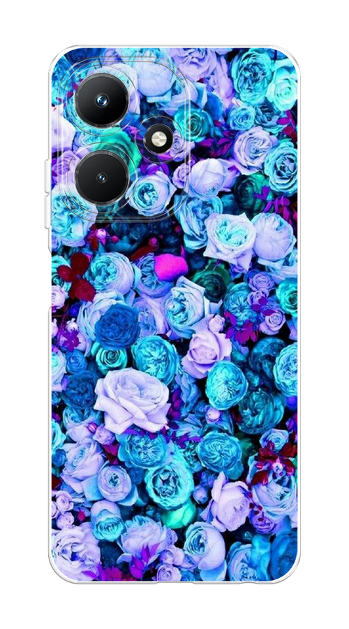 

Чехол на Infinix Hot 30i "Цветочный ковер", Фиолетовый, 3104150-2