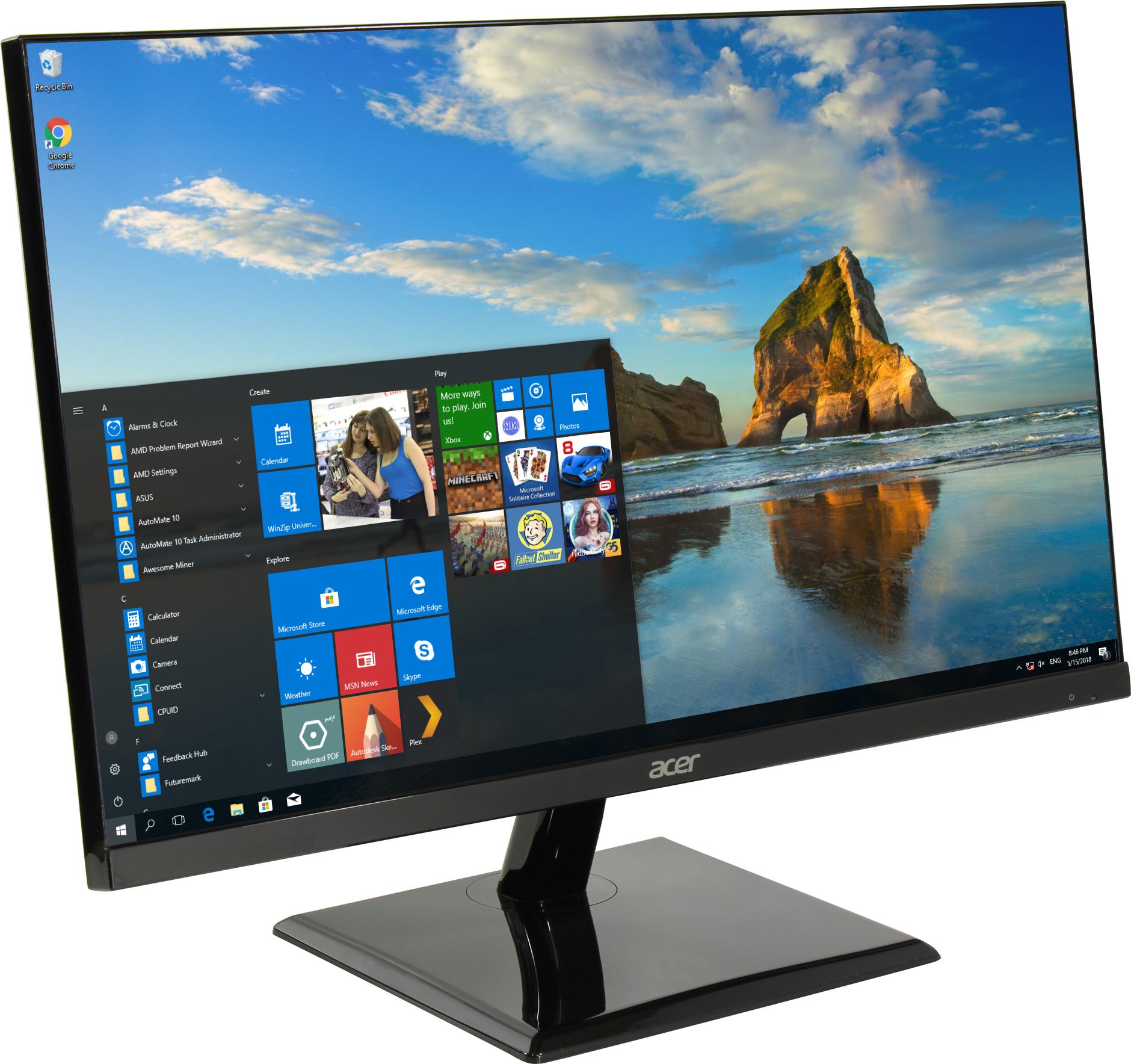 

Монитор Acer EK241Ybix Black