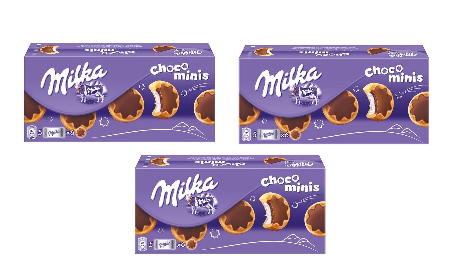 

Печенье Milka Choco Minis с молочным шоколадом, 150 г х 3 шт