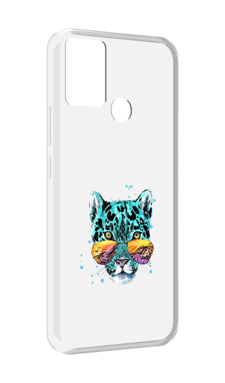 

Чехол MyPads голубой лео для Infinix Hot 11 Play, Прозрачный, Tocco