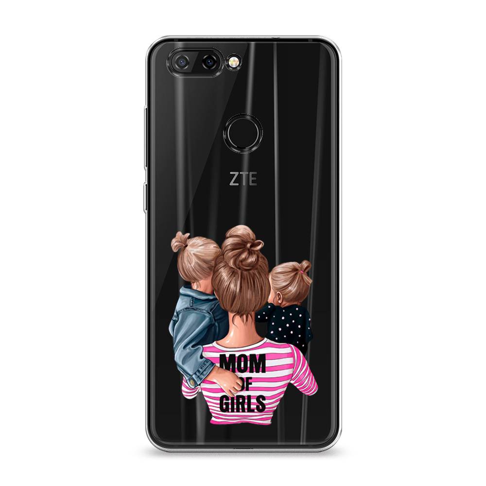 

Чехол Awog на ZTE Blade V9 / ЗТЕ Блэйд V9 "Mom of Girls", Разноцветный, 132450-6