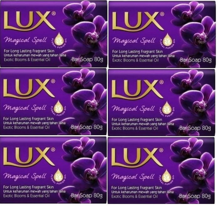

Мыло туалетное Lux Экзотические цветы и эфирные масла набор 6 шт х 80г